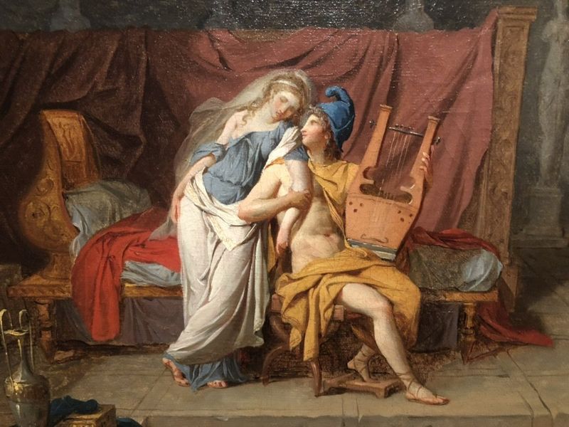 Jacques-Louis David, Paris and Helen, c.