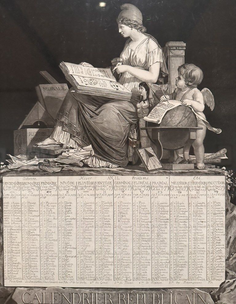 Louis Philibert Debucourt, Revolutionary Calendar, 1793.